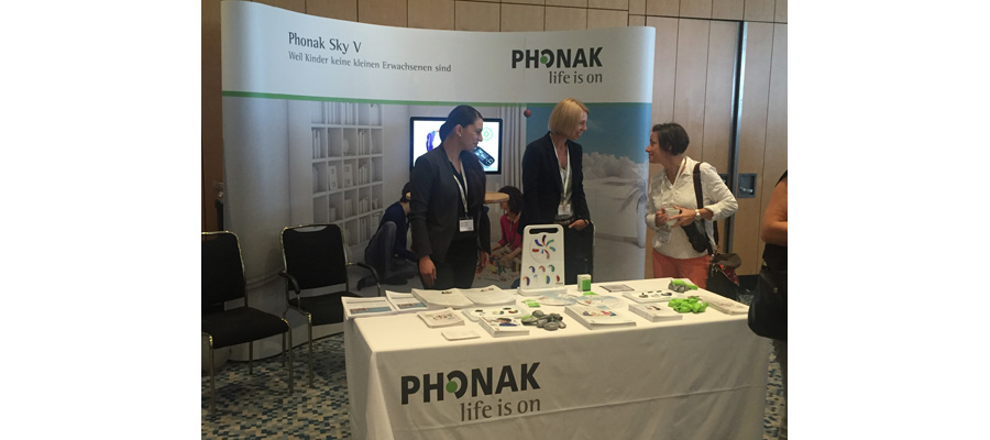 Phonak Stand auf dem Kongress