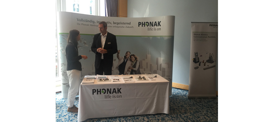 Phonak Stand auf dem Kongress