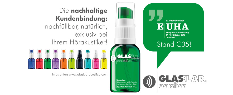 GLASKLAR acustica: nachhaltig – natürlich!