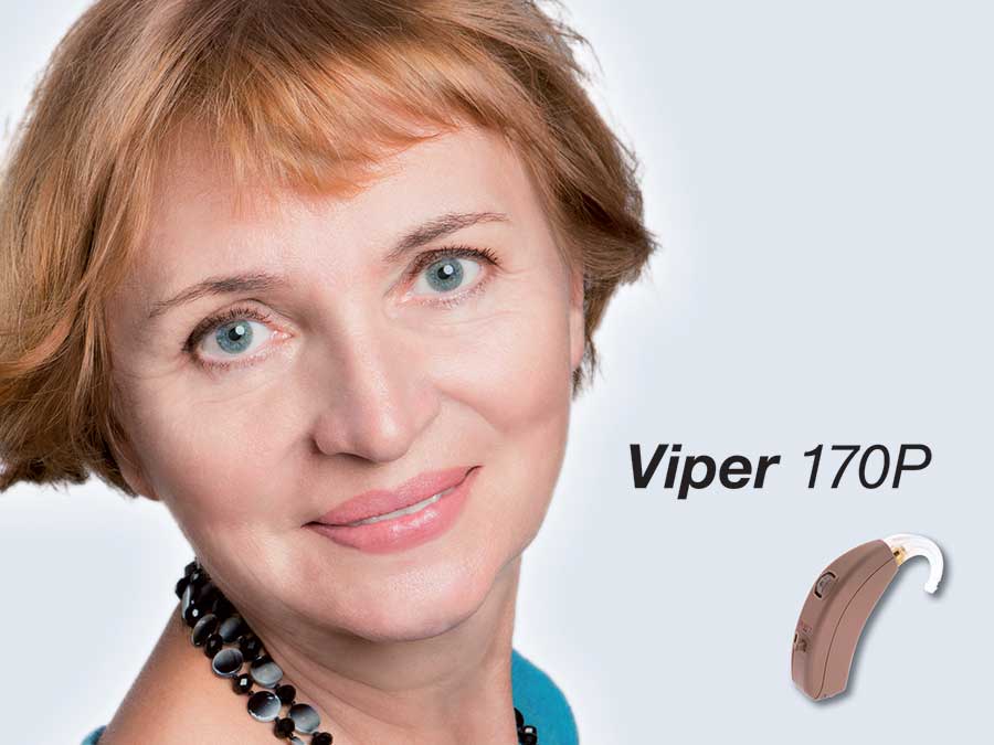 Wenn die digitale Technologie für die Sprachverständlichkeit nicht reicht, dann ist das Viper 170P Hörsystem die optimale Lösung