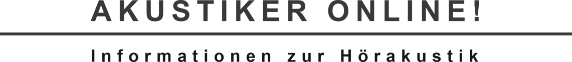 Akustiker Online! Logo
