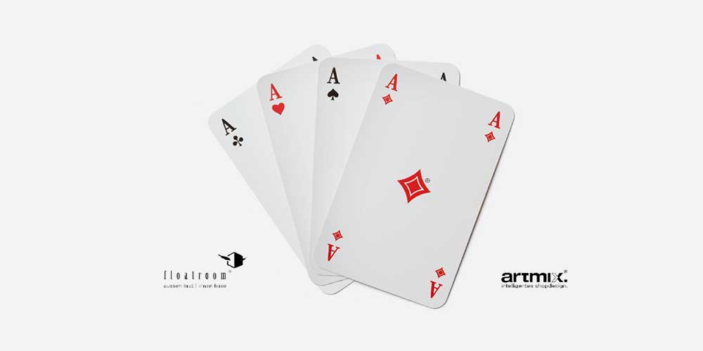 Intelligentes Shopdesign von artmix und Sie halten alle Trümpfe in Ihrer Hand.