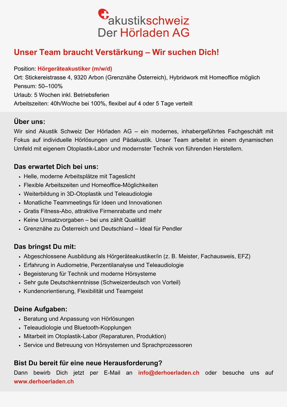 20241205 Stellenangebot Hoerladen
