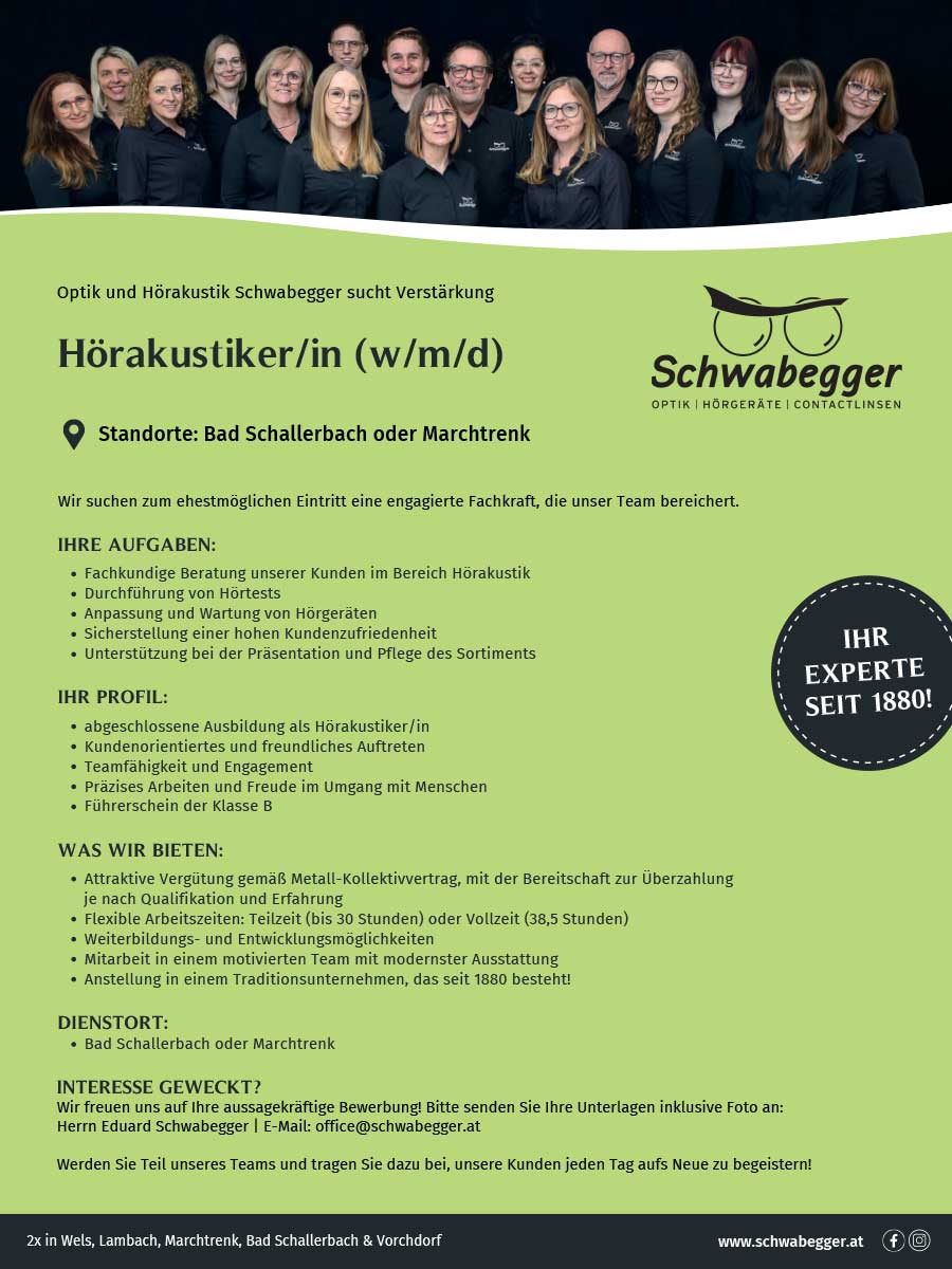 20250129 Stellenangebot Schwabegger