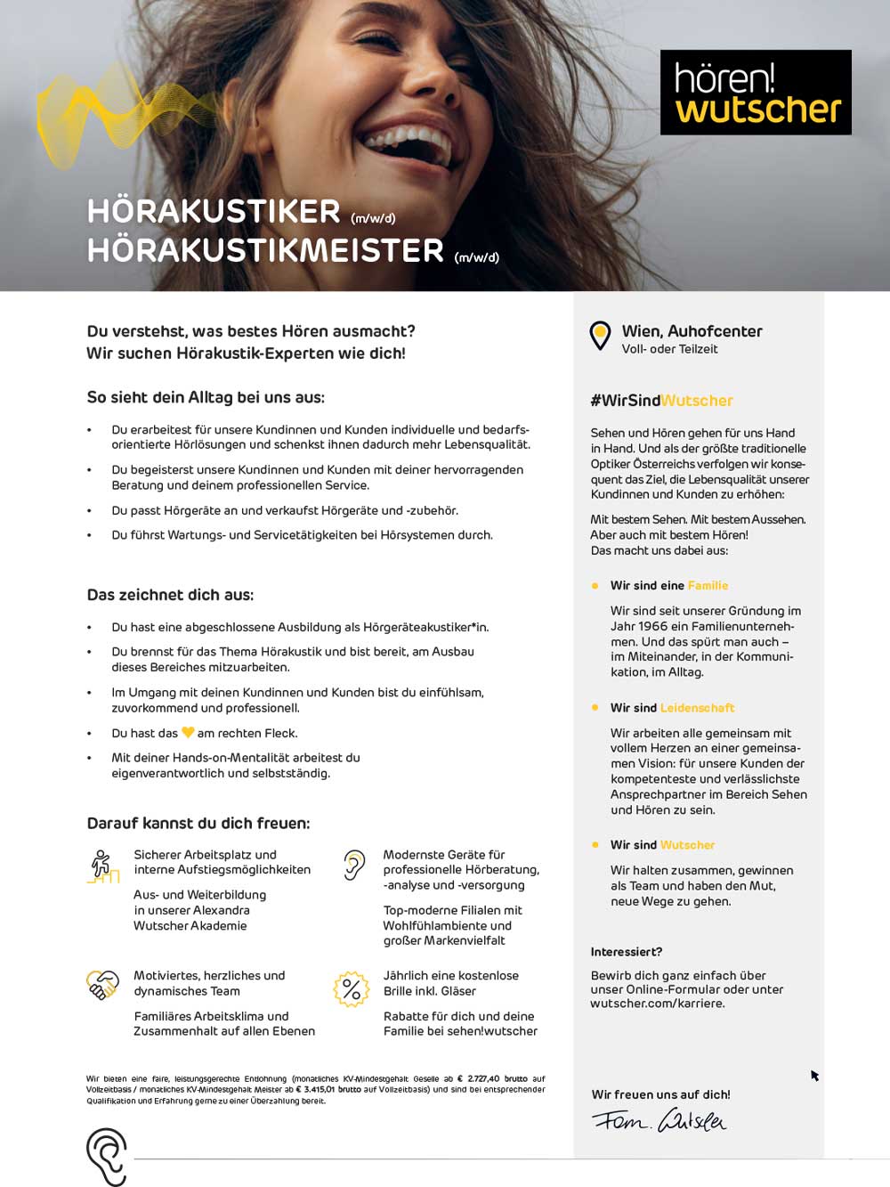 20251217 Stellenangebot Wutscher Auhofcenter