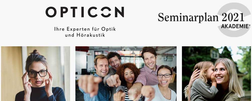 Neuer Opticon Seminarplan: erstes Halbjahr 2021