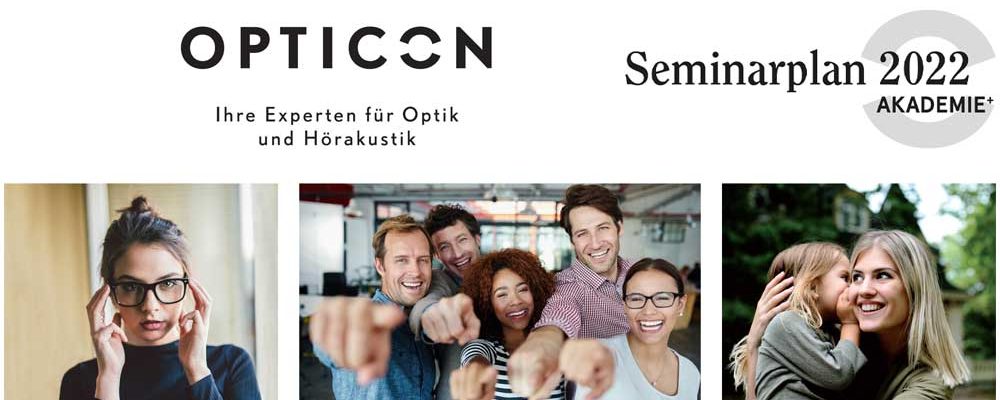 Neuer Opticon Seminarplan: erstes Halbjahr 2022